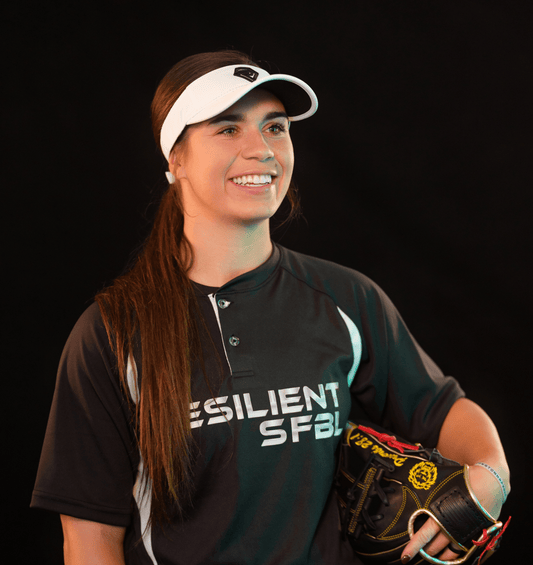 Fastpitch Softball Visor - Resilient logo - Resilient SFBL