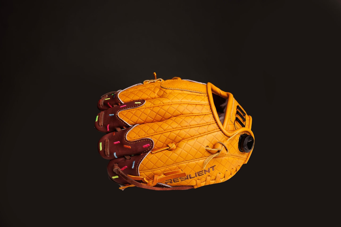 Youth Ball Glove - Ice Cream glove (Chocolate with Sprinkles) - Resilient SFBL