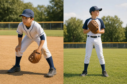 Youth Infield Glove vs Outfield Glove - Resilient Gloves