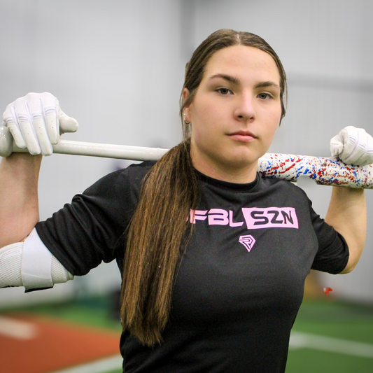 SFBL SZN T-SHIRT - Youth Size (Black with Pink)