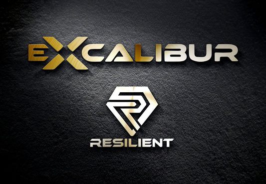 Excalibur Fastpitch Batting gloves - Black and Gold - Resilient SFBL