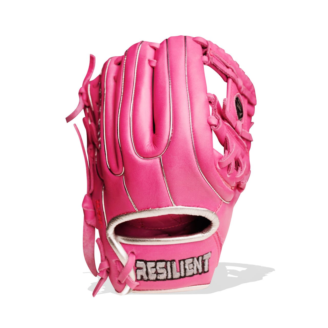 Relic MXT Series - Hot Pink & Silver Baseball Glove - Resilient Gloves