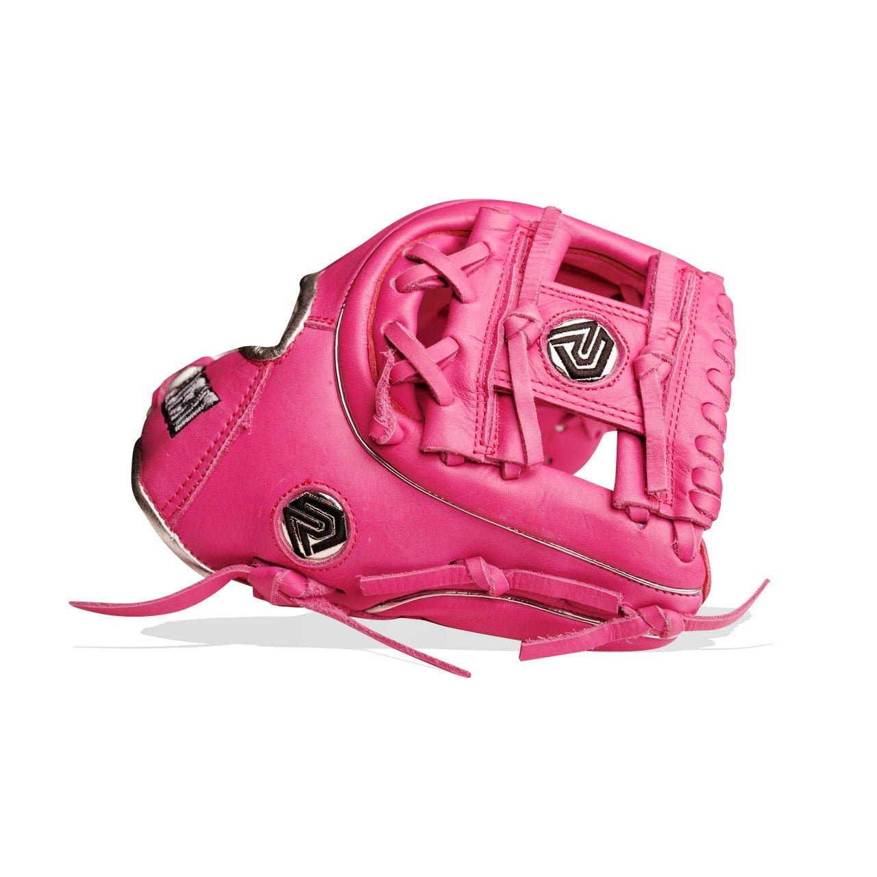 Relic MXT Series - Hot Pink & Silver Baseball Glove - Resilient Gloves