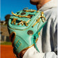 Relic MXT Series - Mint & Gold Baseball Glove - Resilient Gloves