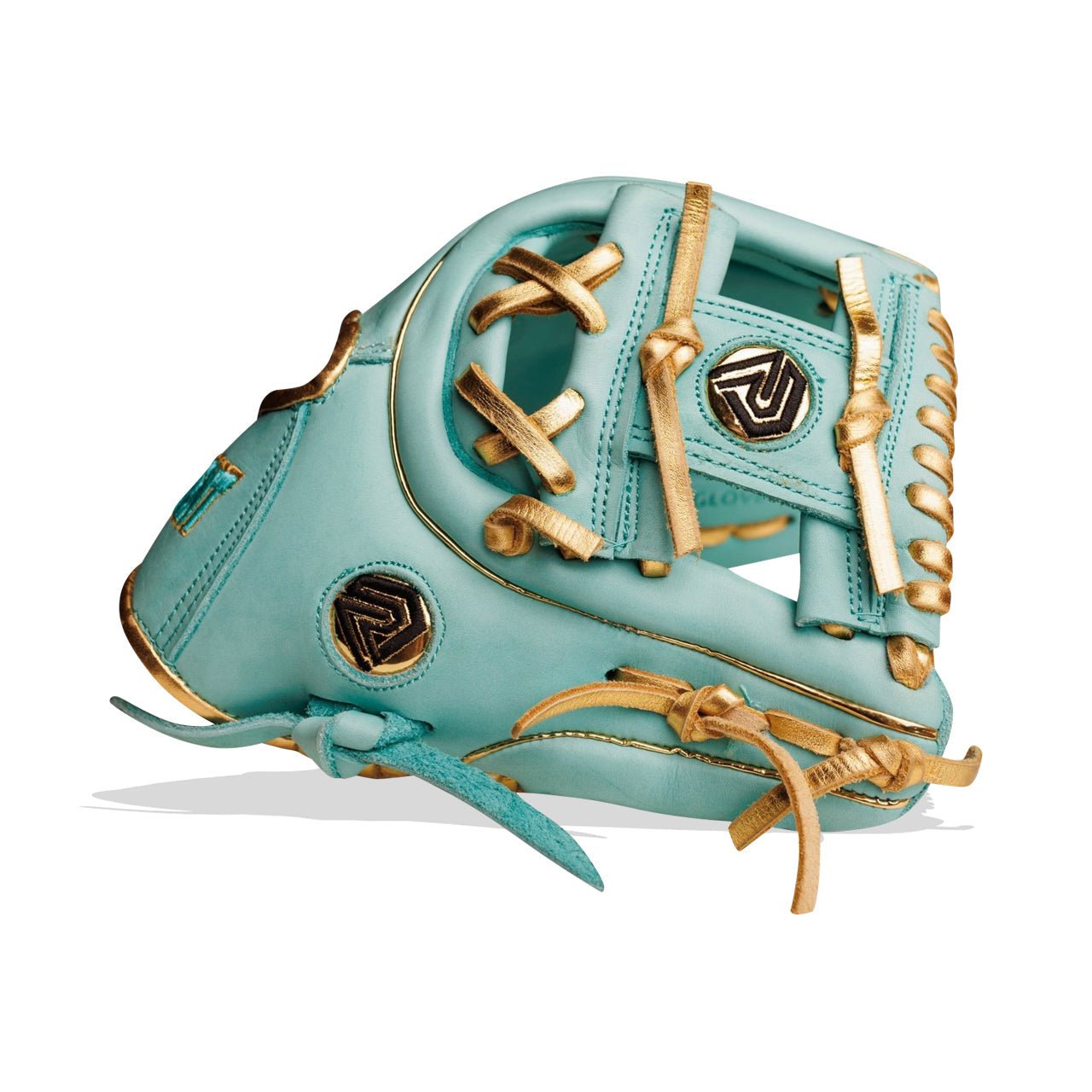 Relic MXT Series - Mint & Gold Baseball Glove - Resilient Gloves