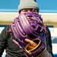 Relic MXT Series - Purple & Gold Baseball Glove - Resilient Gloves