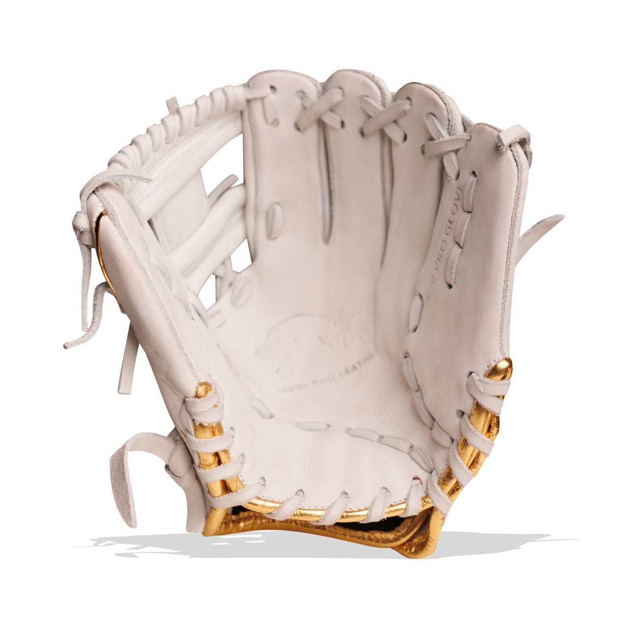 Relic MXT Series - White & Gold Baseball Glove - Resilient Gloves