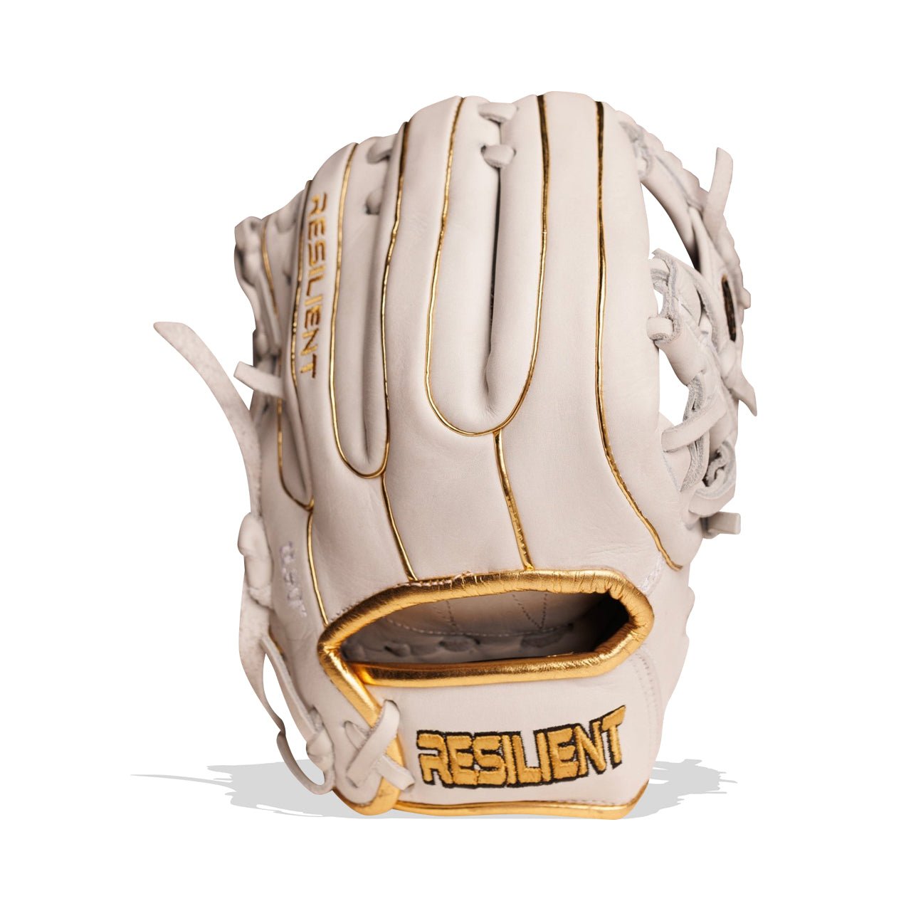 Relic MXT Series - White & Gold Baseball Glove - Resilient Gloves
