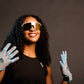 Resilient Championship Fastpitch Batting gloves - Grey and Angel Blue - Resilient SFBL