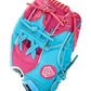 Youth Ball Glove - Ice Cream (Cotton Candy Blue and Pink) - Resilient Gloves