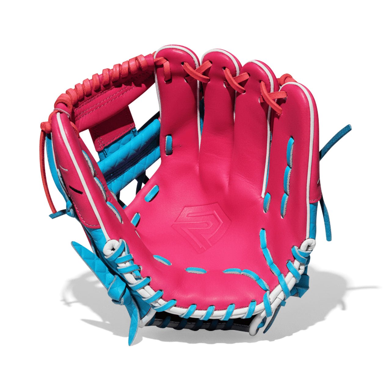 Youth Ball Glove - Ice Cream (Cotton Candy Blue and Pink) - Resilient Gloves