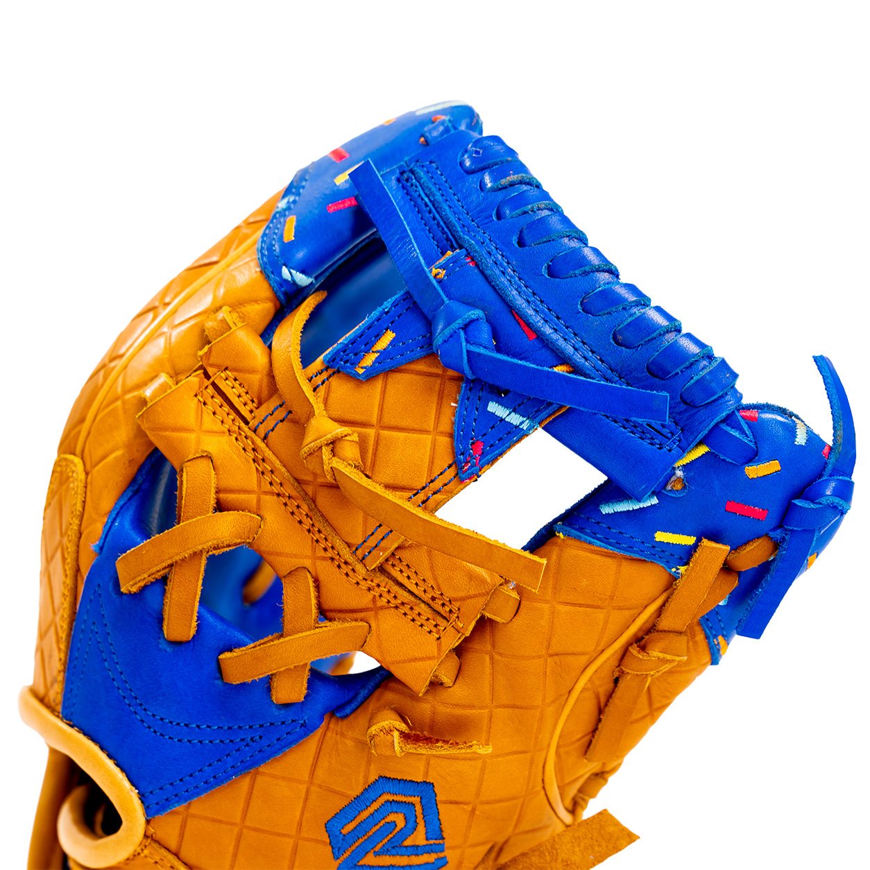 Youth Ball Glove - Ice Cream glove (Blue Razberry) - Resilient Gloves