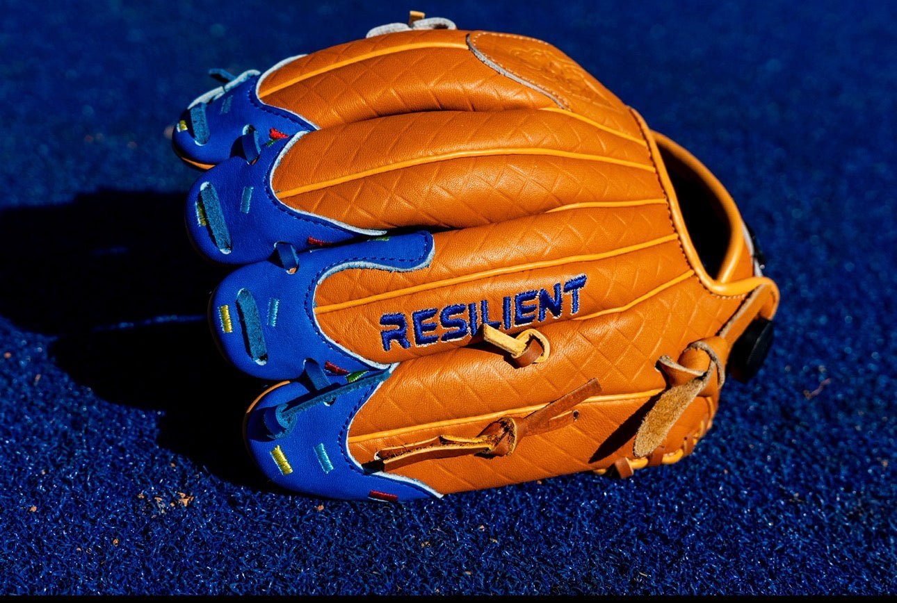 Youth Ball Glove - Ice Cream glove (Blue Razberry) - Resilient Gloves