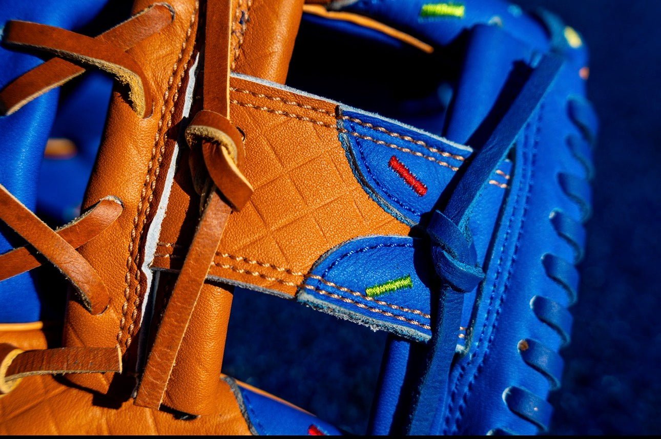 Youth Ball Glove - Ice Cream glove (Blue Razberry) - Resilient Gloves