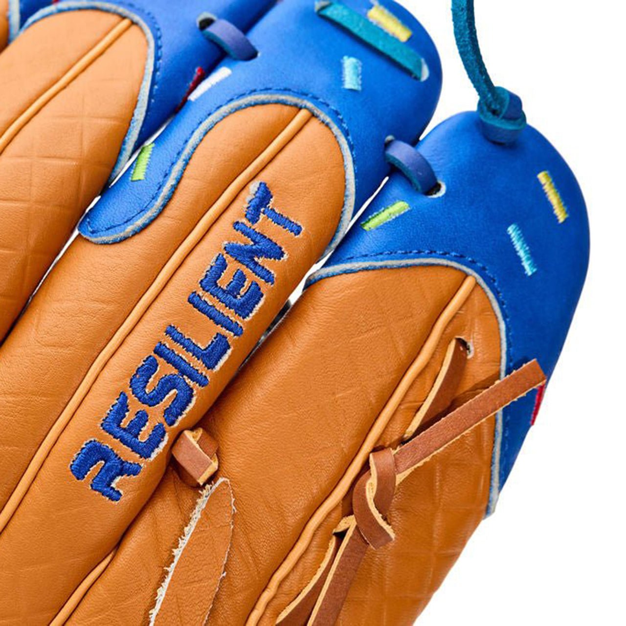 Youth Ball Glove - Ice Cream glove (Blue Razberry) - Resilient Gloves