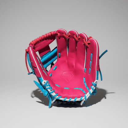 Youth Ball Glove - Ice Cream glove (Cotton Candy Blue and Pink) - Resilient SFBL