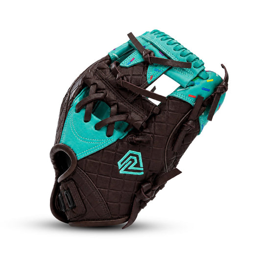 Youth Ball Glove - Ice Cream glove (Mint with Sprinkles) - Resilient Gloves