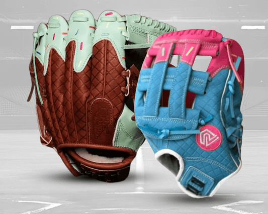 Youth Ball Glove - Ice Cream glove (Mint with Sprinkles) - Resilient SFBL