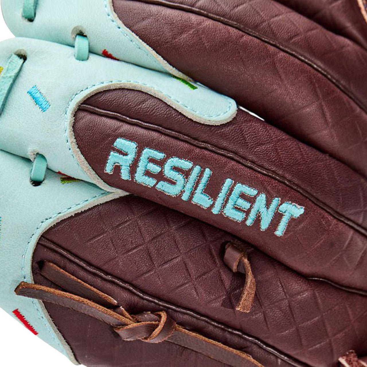 Youth Ball Glove - Ice Cream glove (Mint with Sprinkles) - Resilient Gloves