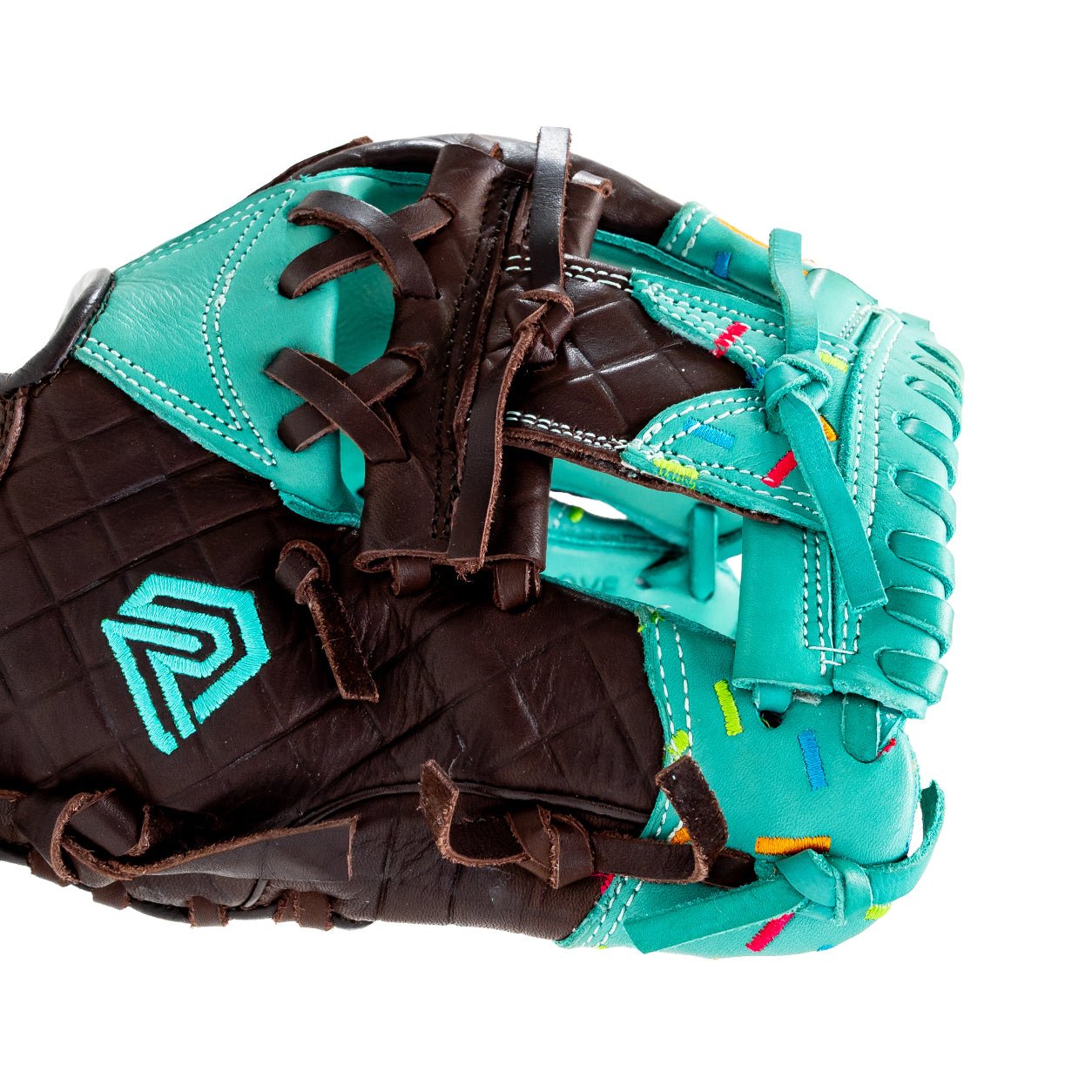 Youth Ball Glove - Ice Cream glove (Mint with Sprinkles) - Resilient Gloves