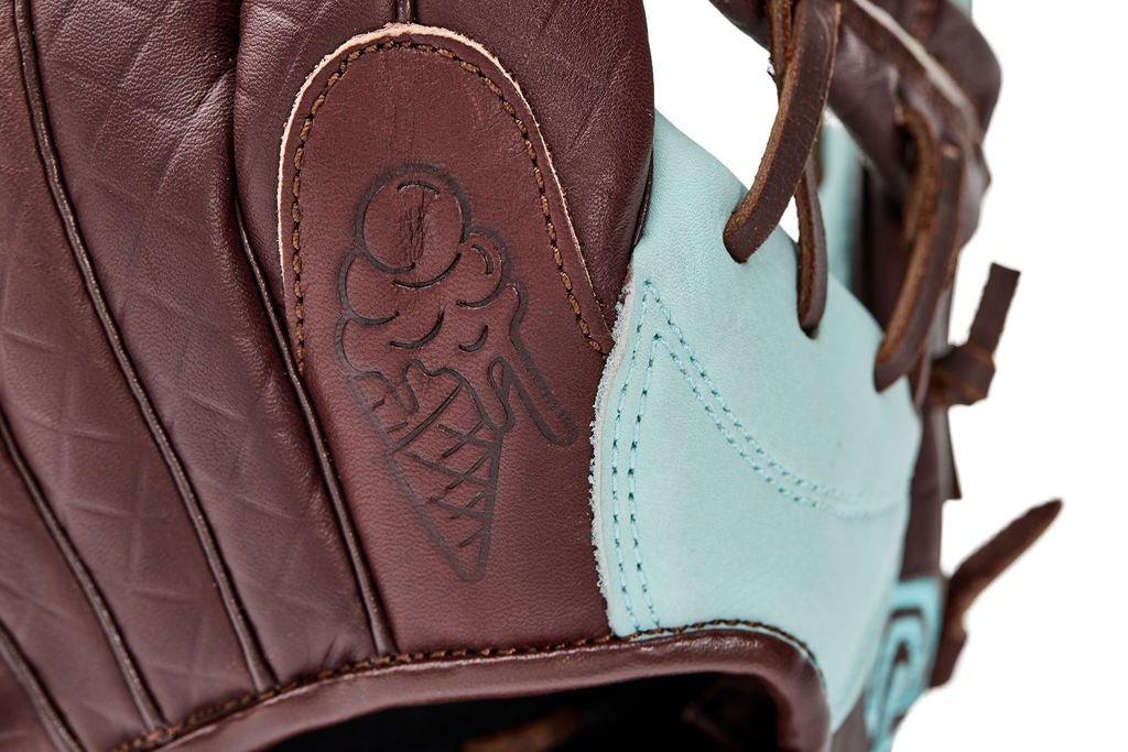 Youth Ball Glove - Ice Cream glove (Mint with Sprinkles) - Resilient SFBL