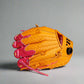 Youth Ball Glove - Ice Cream glove (Strawberry & Sprinkles) - Resilient SFBL