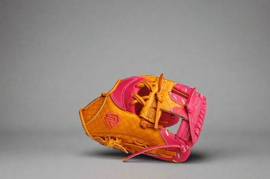 Youth Ball Glove - Ice Cream glove (Strawberry & Sprinkles) - Resilient SFBL