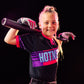 Youth Fastpitch Batting Gloves - Grey and Hot Pink - Resilient SFBL