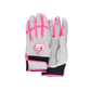 Youth Fastpitch Batting Gloves - Grey and Hot Pink - Resilient SFBL